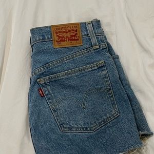 Levi’s 501 high rise shorts